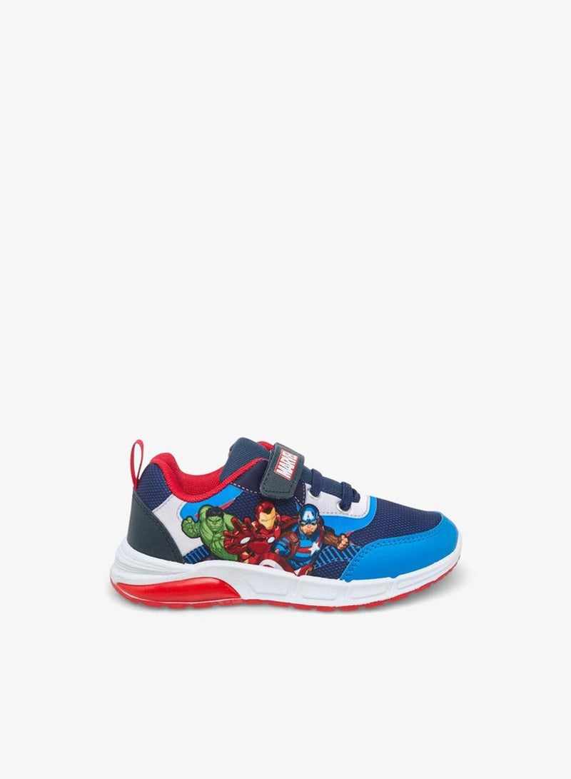 MARVEL Boys Hook & Loop Ankle Sneakers - Image 1