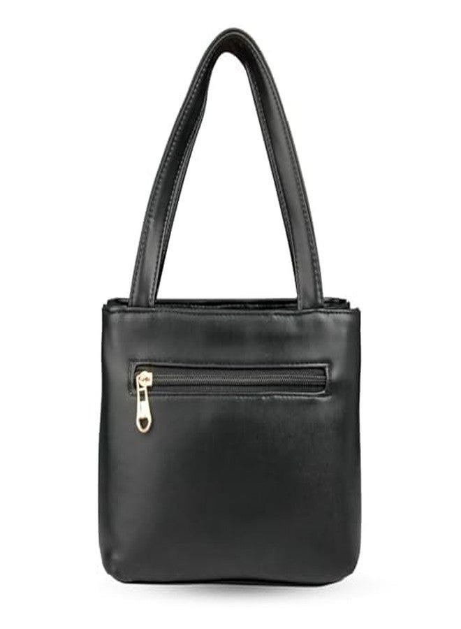 WORLD STAR Tariy Front Bonti Black Handbag - Elegant and Timeless Women’s Tote Bag - Image 4
