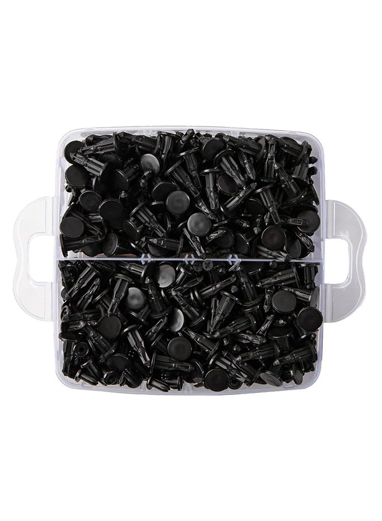MR.SMART Mr Smart Car Trim Clip Retainer Assortment Kit, Black Plastic Push Rivets, 4-Layer Storage Box - Image 4