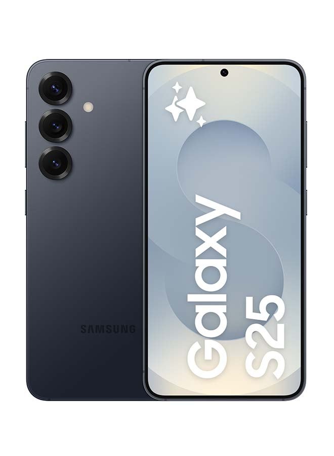 سامسونج جالاكسي S25 AI ثنائي الشريحة أزرق وأسود 12 جيجابايت رام 256 5G - نسخة الشرق الأوسط - Image 1