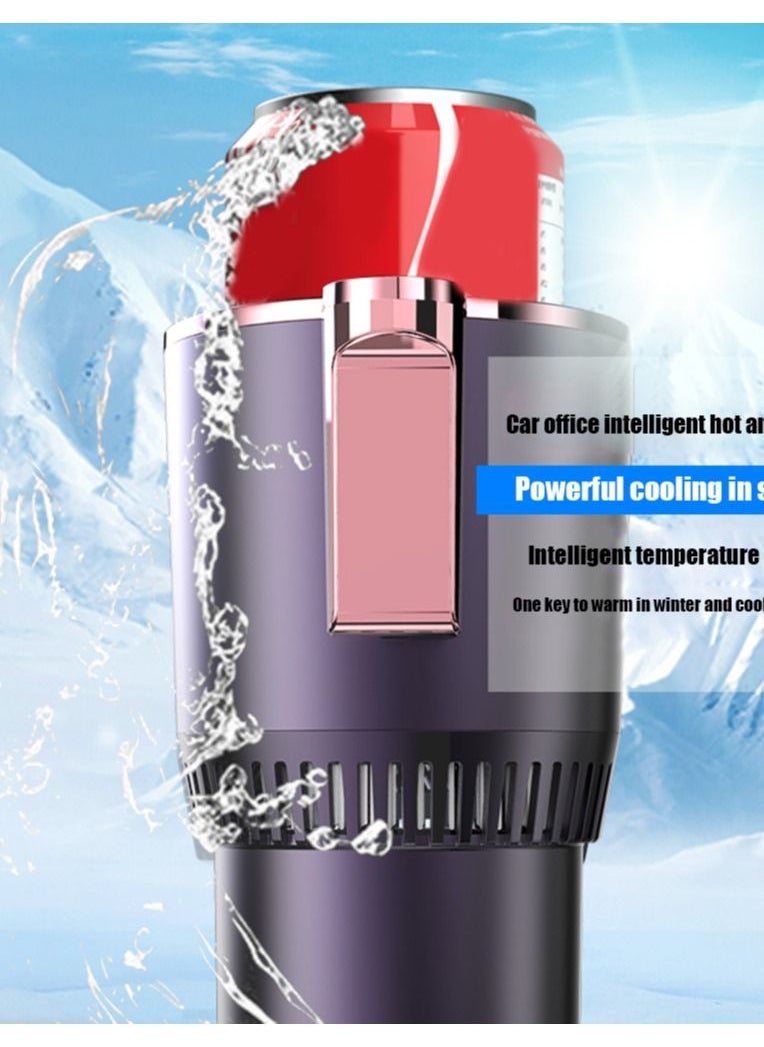 Generic Car Cup Holder 12V Smart Auto And Cold Tool Portable Heating And Cooling Drink Holder Car Electronic Heating Insulation Cup  - Image 3