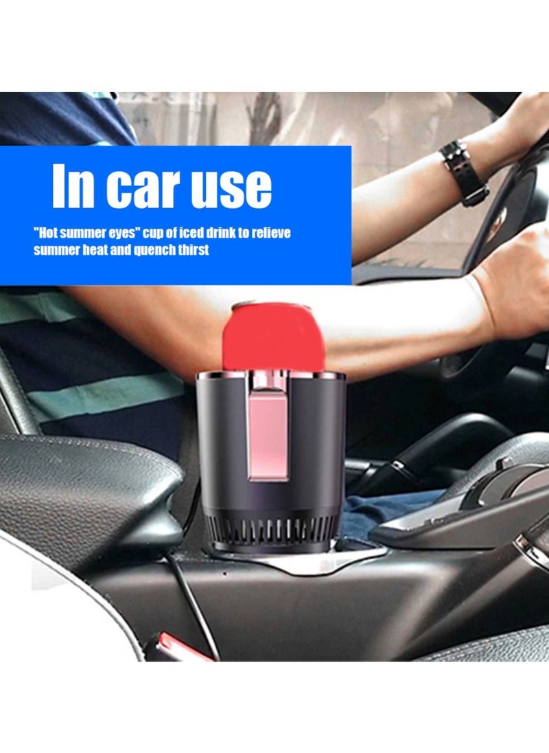 Generic Car Cup Holder 12V Smart Auto And Cold Tool Portable Heating And Cooling Drink Holder Car Electronic Heating Insulation Cup  - Image 4