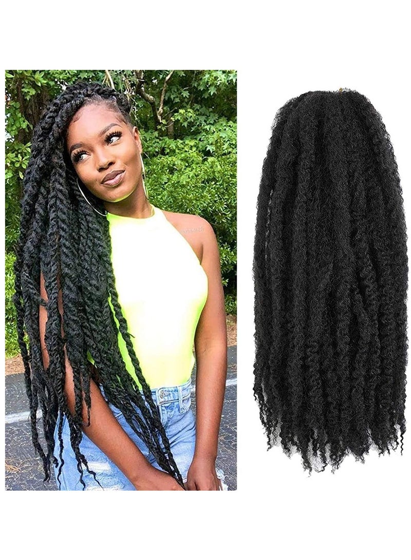 1 حزمة 18 بوصة طويلة الأفرو غريب تويست الضفائر وصلات شعر الاصطناعية تجديل الشعر جدائل الشعر الكروشيه - Image 5