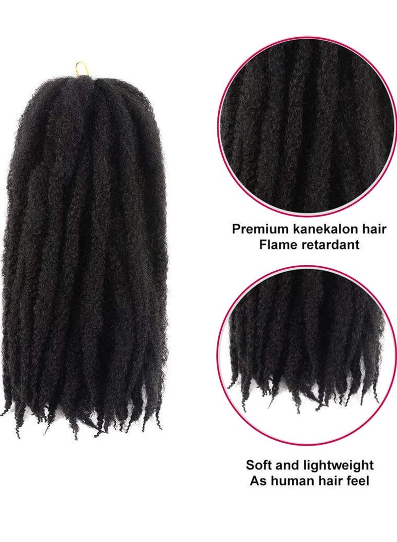 1 حزمة 18 بوصة طويلة الأفرو غريب تويست الضفائر وصلات شعر الاصطناعية تجديل الشعر جدائل الشعر الكروشيه - Image 3