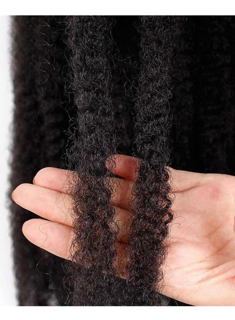 1 حزمة 18 بوصة طويلة الأفرو غريب تويست الضفائر وصلات شعر الاصطناعية تجديل الشعر جدائل الشعر الكروشيه - Image 4