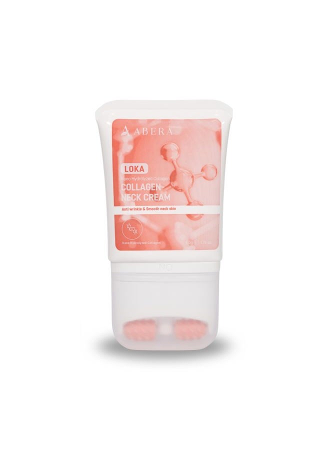 ABERA Loka Nano Collagen Neck Cream, Acanthosis Nigricans Treatment for Neck & Décolleté, Dark Neck Remover Underarm, Private Parts, SPF 30+, Reduce Fine Lines & Wrinkles with Niacinamide (1.76 Fl Oz) - Image 1