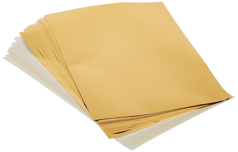Cricut Gold | 10.1cm x 15.2cm (4" x 6") | 24 x Sheets | for use Foil Transfer Tool (Sold Separately) - Image 2