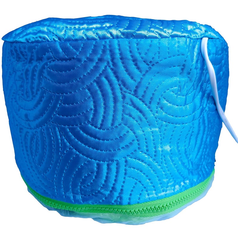 MOBDESK Thermal Steamer Hair Spa Cap / For Detachable Temperature Control Heating / Damaged Hair / Nourishing Moisturize/ Deep Conditioning Home SPA Steam Haircare / Hair Steamer (blue) // H-70 - Image 1