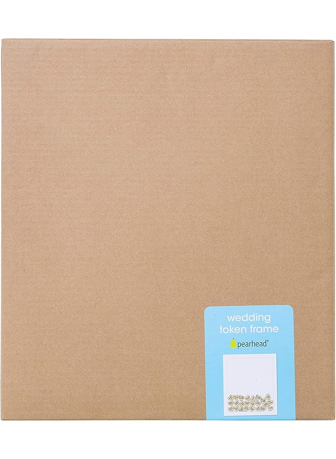 بيرل هيك إطار رمزي لدفتر ضيوف الزفاف باللون الأبيض - Image 4