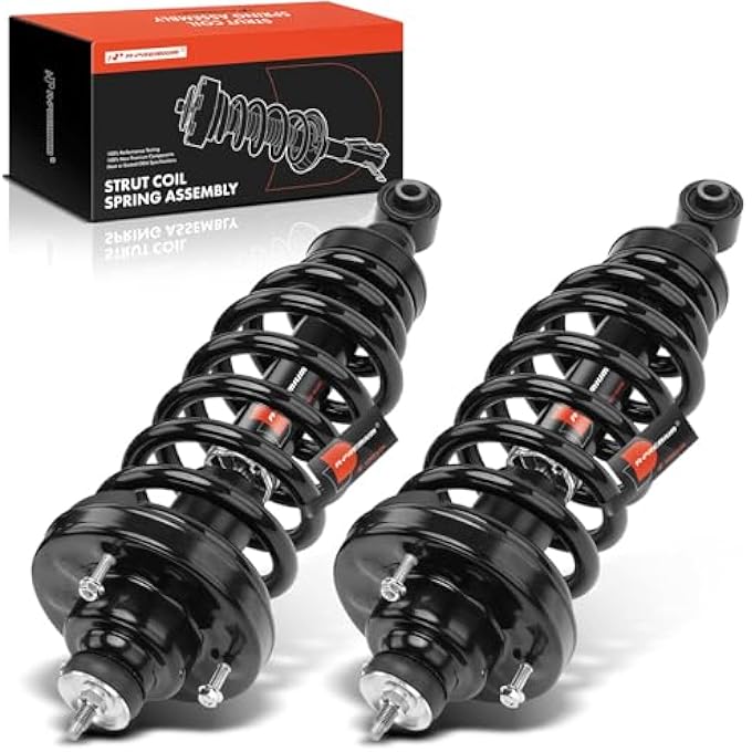 A-Premium Rear Pair 2 Complete Strut  Coil Spring Assembly Compatible With Ford Explorer Sport Trac 20072010 Driver And Passenger Side - Image 2