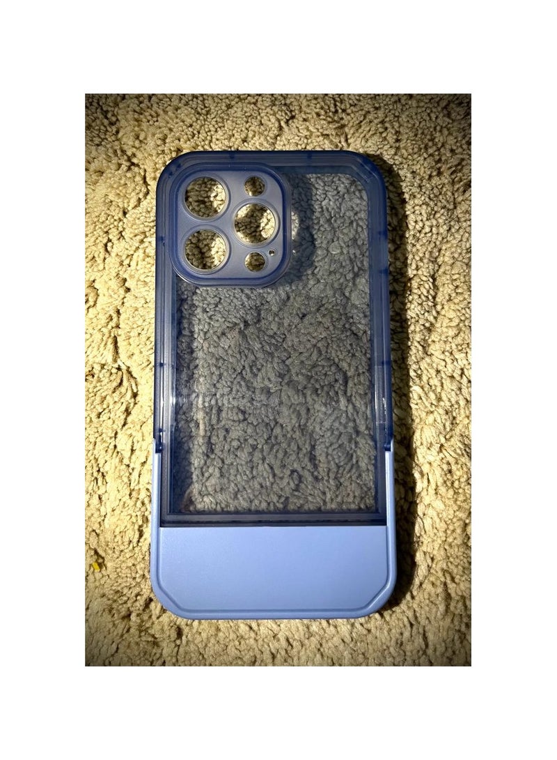 Iphone 14 Pro Max Blue Case With Unique Kick Stand - Image 2