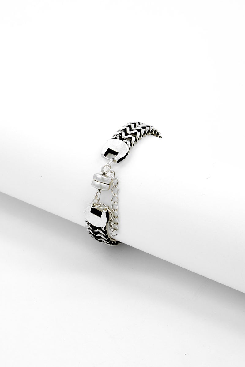 ALEX AND ANI Women Windfall Magnetic Bracelet, Rafaelian Silver  - Image 3