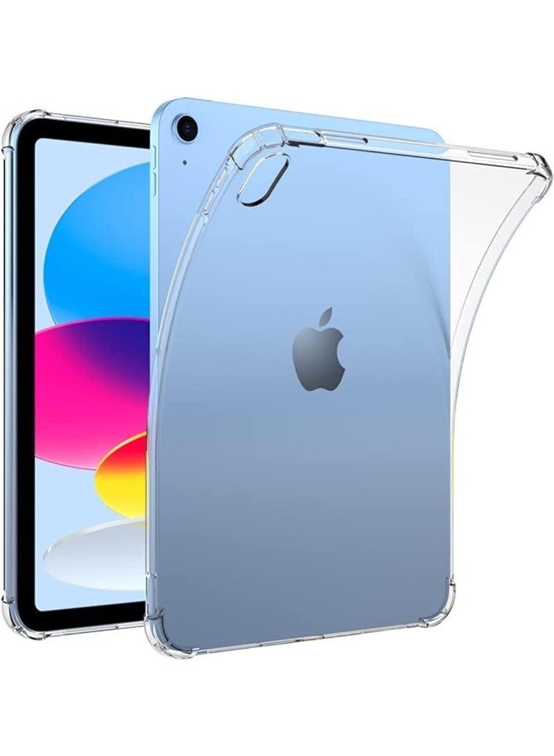 Case for iPad A16 11th Generation 11 inch 2025 / iPad 10th Generation 10.9 inch 2022, Slim Clear TPU Protective Cover with Bumper Corners Compatible for iPad A16 2025 / iPad 10th Generation 2022 - Image 1