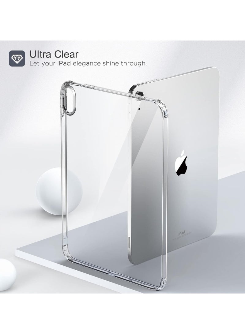 Case for iPad A16 11th Generation 11 inch 2025 / iPad 10th Generation 10.9 inch 2022, Slim Clear TPU Protective Cover with Bumper Corners Compatible for iPad A16 2025 / iPad 10th Generation 2022 - Image 3