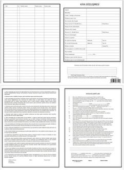 HELLOVE Lease Contract Agreement 10 Pieces + 1 Pencil Lease Agreement  - Image 1