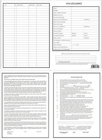 HELLOVE Lease Contract Agreement 10 Pieces + 1 Pencil Lease Agreement  - Image 1