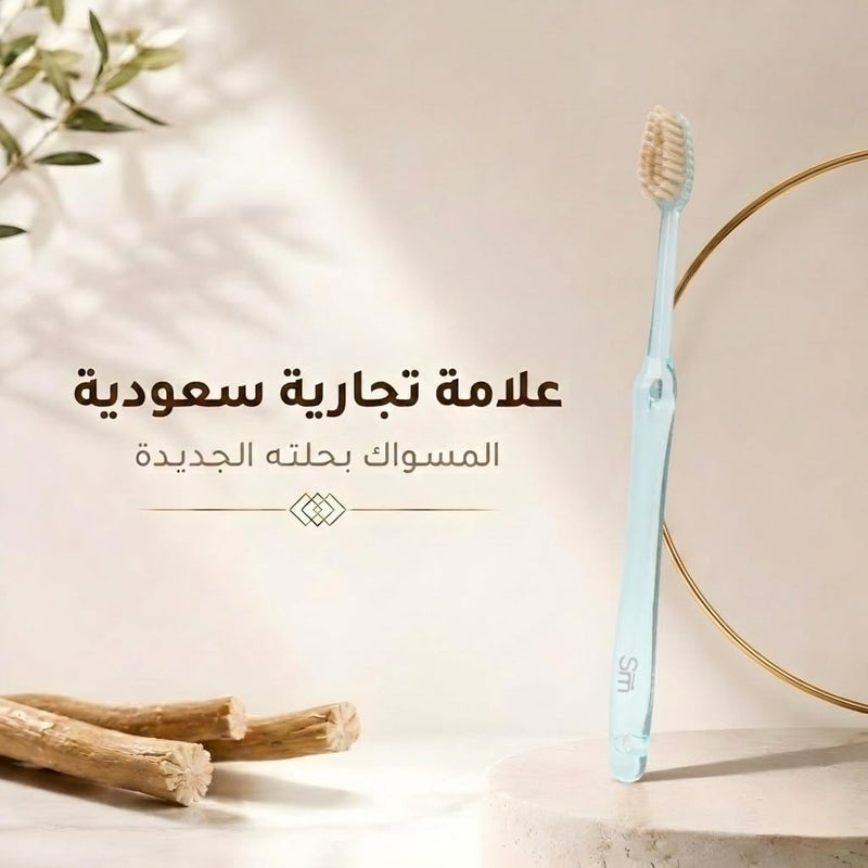 Smart Miswak Classic - Natural Miswak and Japanese Silica - Ionic Water Only Cleaning - Disintegrates Plaque and Weakens Adhesion - Multi-Color (Blue) - Image 2