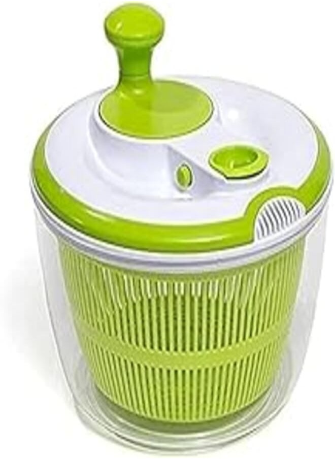 OR Large Salad Spinner and Keeper - 5L Lettuce Spinner Vegetable Washer Dryer with Large Salad Bowl and Plastic Colander 