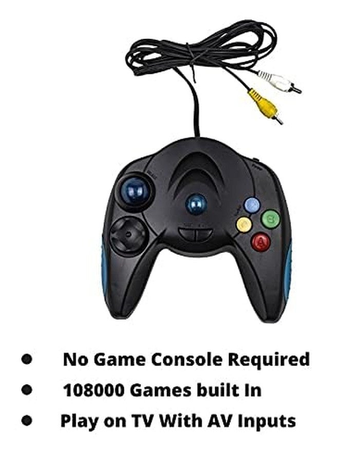 NextTech 98000 Games in 1 Handheld Console - Retro 8-Bit Plug & Play TV Video Game System, Built-in Games, Single Player (Black), Perfect for Kids - Image 5