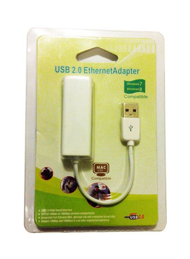 USB 2.0 Ethernet Network Adapter, Extender Fire Internet for PC Laptop TV Apple Macbook Printer, Converter LAN RJ45 Cable Powerline Socket Switch Port Plug, Wireless Wifi Router Booster to Adaptor S - Image 5