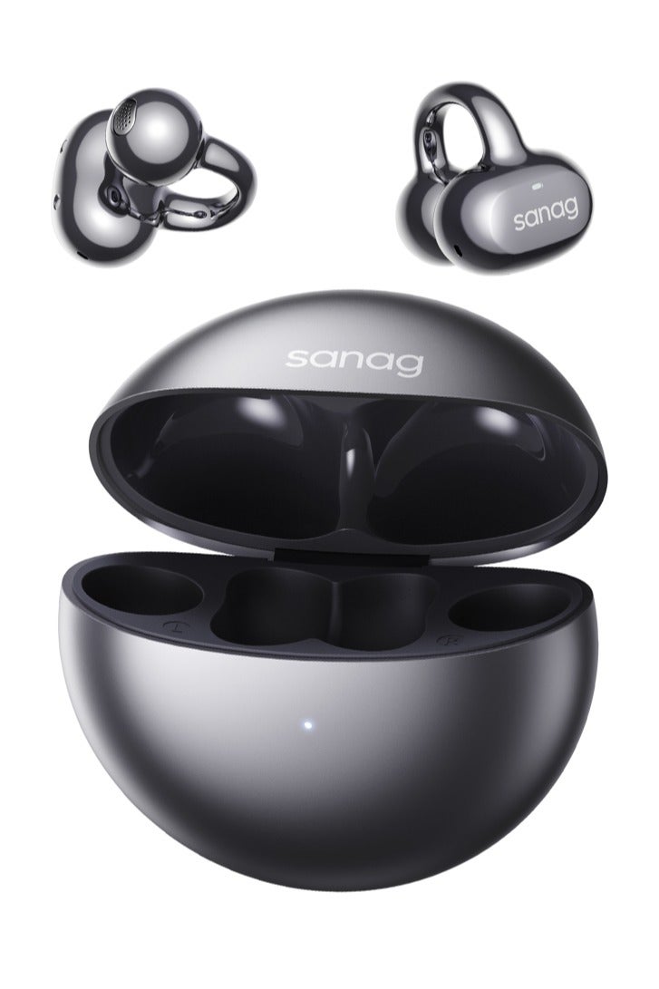 sanag S6S Pro Open-Ear Bluetooth Headphones, 4g Ultra-Light, 50H Battery, Immersive Sound, IPX4 Waterproof, Smart App Control - Image 1