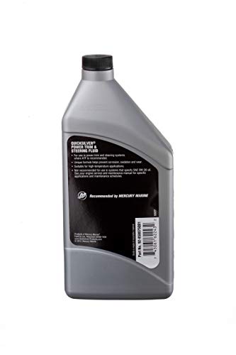 Quicksilver 858075Q01 Power Trim and Steering Fluid - 32 Oz. Bottle - Image 4