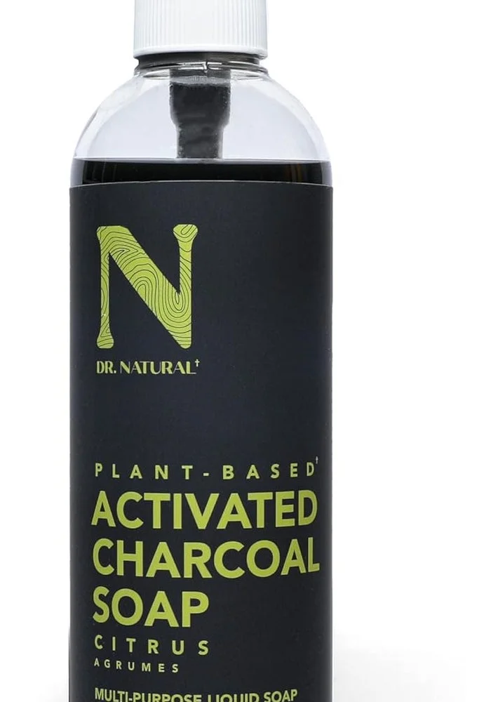 Dr. Natural Dr. Natural Plant-Based Activated Charcoal Soap - Citrus Scent, 16 oz (473 ml)
