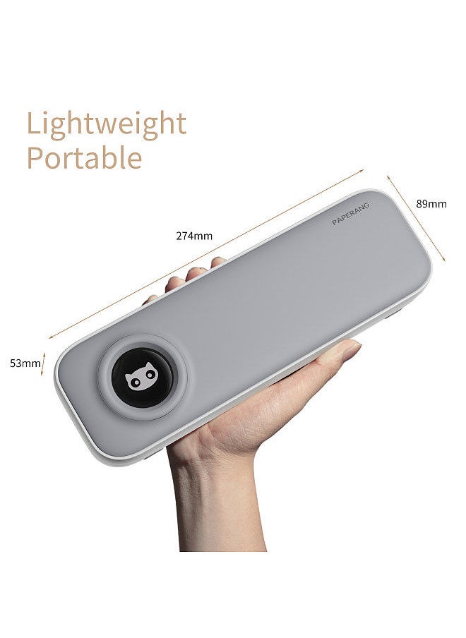 A4 Size Portable Printer Thermal Printing Wireless BT Travel Mobile Printer Support 4/8 inch Compatible with Android and iOS Window Mac System