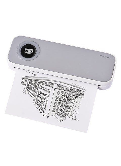 A4 Size Portable Printer Thermal Printing Wireless BT Travel Mobile Printer Support 4/8 inch Compatible with Android and iOS Window Mac System