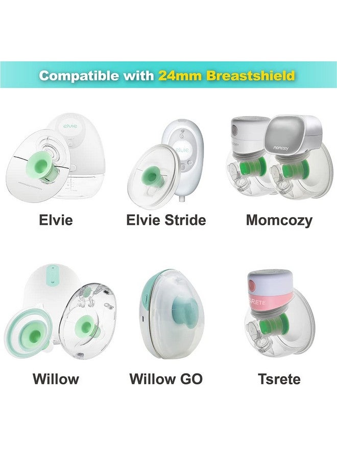 NENESUPPLY 1St Generation 19Mm Flange Insert Compatible With Elvie Flange Pump Parts Elvie Stride Flange Medela Spectra Momcozy Flange Willow Reduce 24Mm To 19Mm Use As Elvie Inserts Medela Insert - Image 4