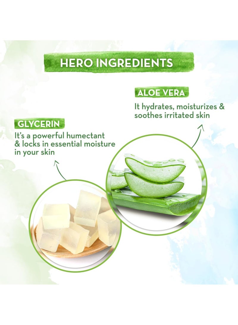 Mama Earth Aloe Gentle Face Wash with Aloe Vera & Glycerin for Sensitive Skin, Dry to Normal Skin -150 ml Gently Cleanses | Hydrates & Soothes Skin | Fragrance & Soap - Free | Non-Irritant - Image 4