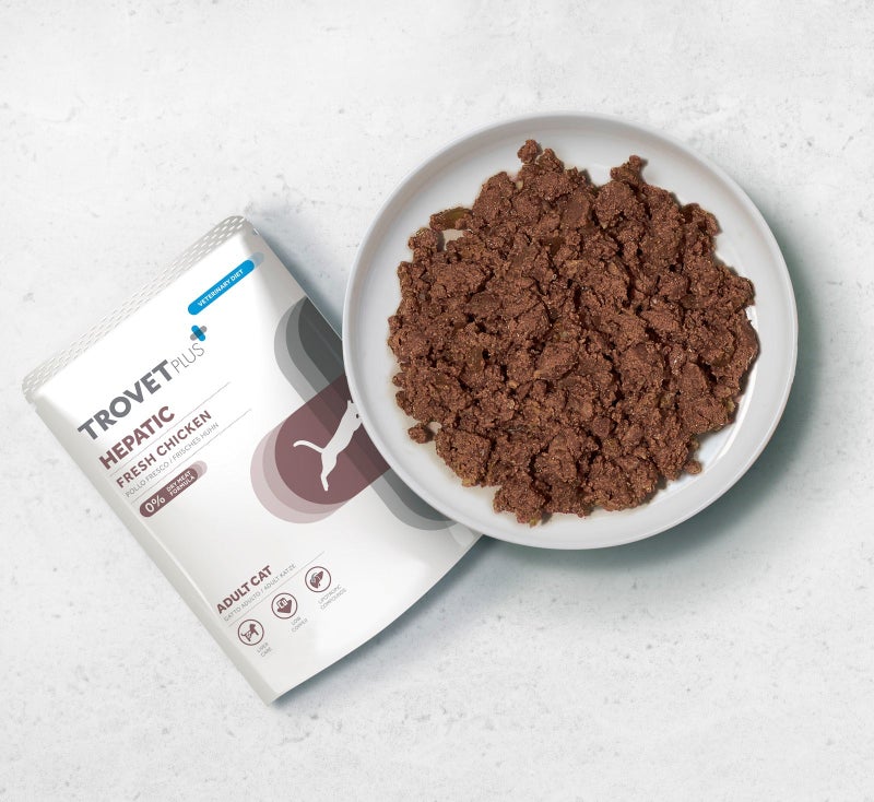 Trovet Trovet Plus Pouch Cat Hepatic Veterinary Diets Wet Food 85g - Image 2