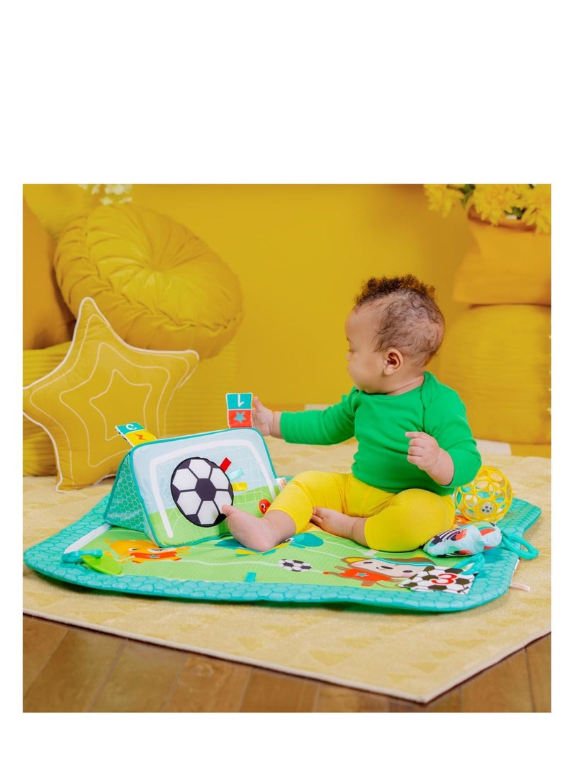 Bright Starts Grip & Kick Oball Activity Gym – 4-in-1 Mat with Kick Pad, Lights, Music & Toys (0–12 Months) - Image 3