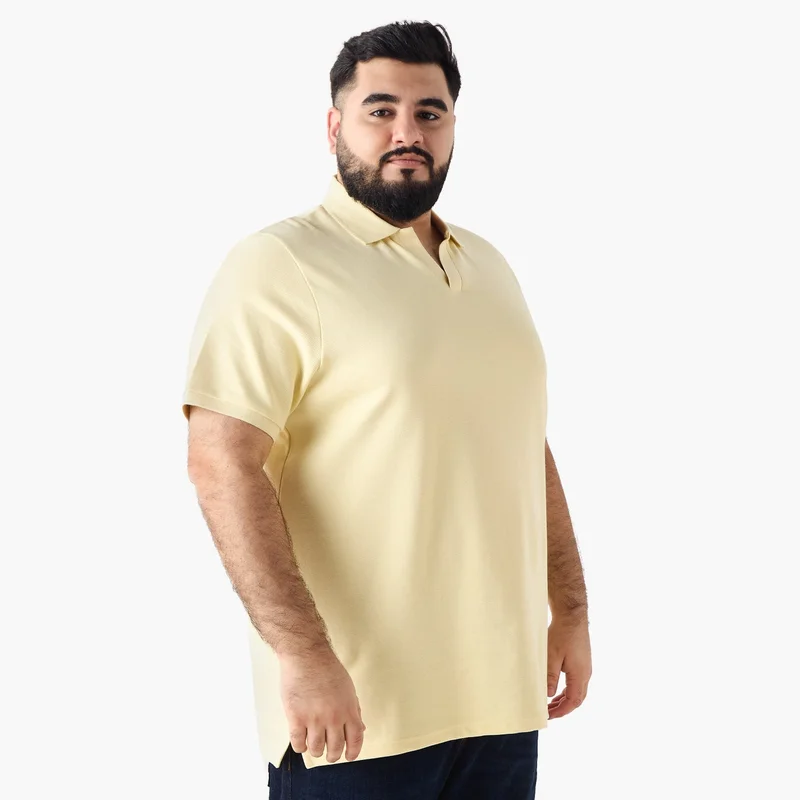 Splash FAV Regular Fit Polo T-shirt with Short Sleeves