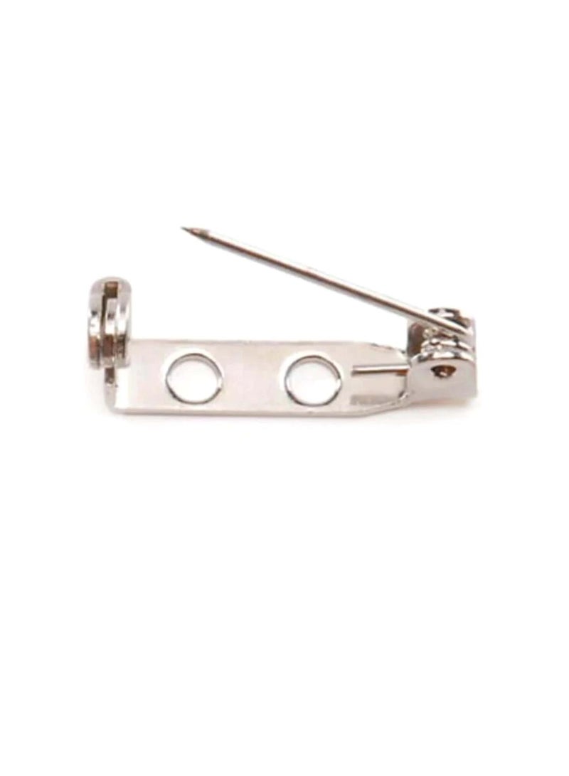 ظهر مشبك أمان فضي 3/4 بوصة - Image 1