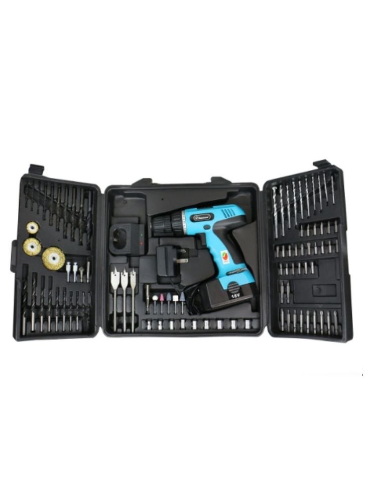 Cordless Electric Drill Tool Kit – 18V with Drill Bits & Accessories Set - Image 2