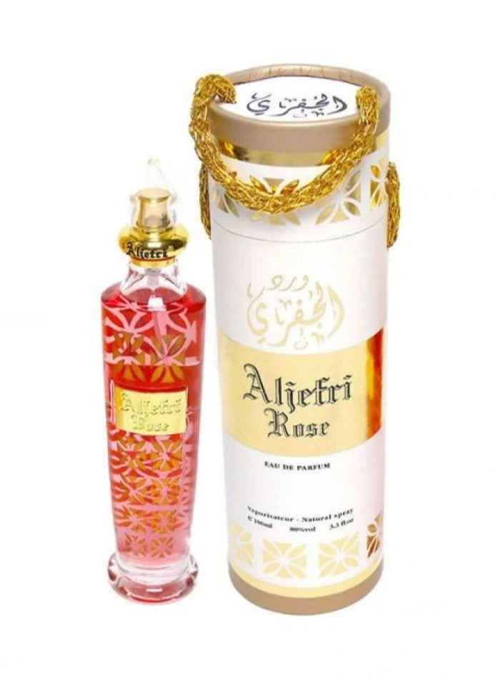 Aljefri Rose Perfume for Unisex - Eau de Parfum 100 ml