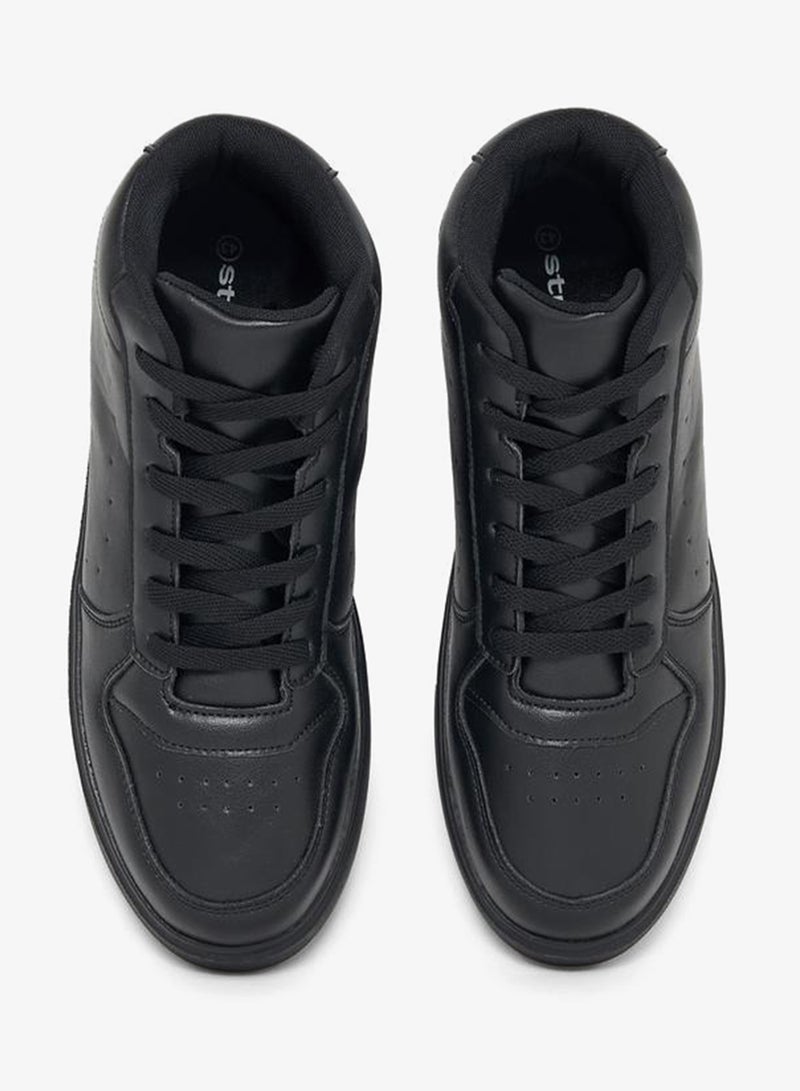 Styli Active Mid-Lace Up Platform Sole Sneakers - Image 5