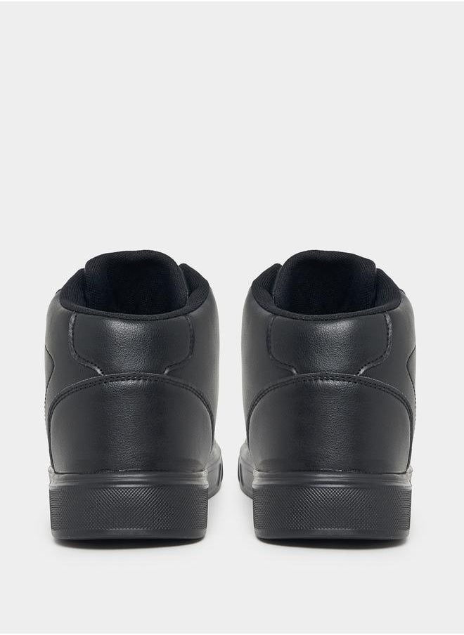 Styli Platform Sole Lace Up Sneakers  - Image 3