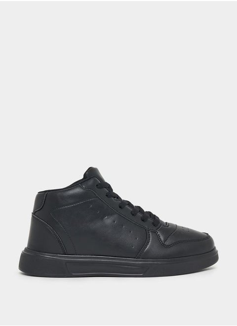 Platform Sole Lace Up Sneakers