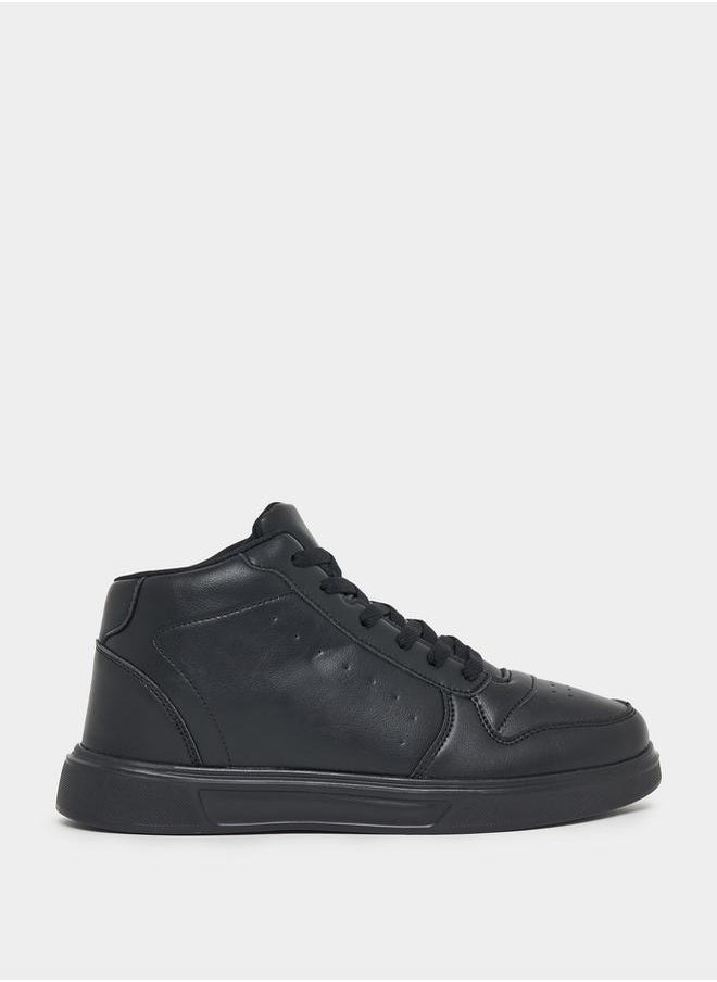 Styli Platform Sole Lace Up Sneakers  - Image 1