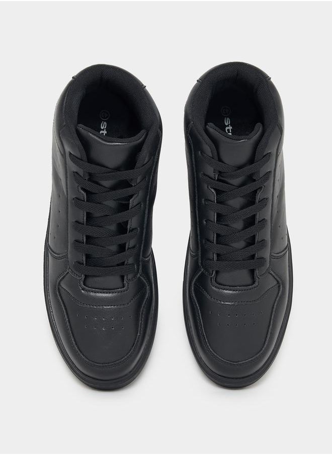 Styli Platform Sole Lace Up Sneakers  - Image 5