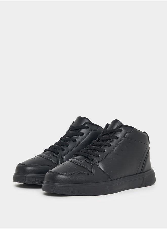 Styli Platform Sole Lace Up Sneakers  - Image 2