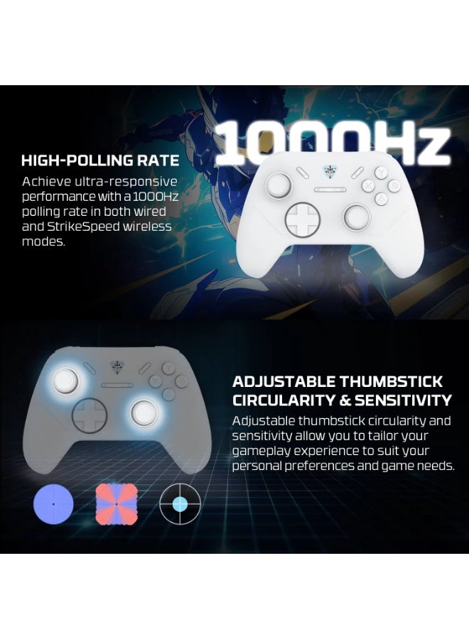 FANTECH SHOOTER III WGP13S Gamepad Wireless Gaming Controller Hall-Effect Triggers and Joystick Polling 1000Hz for PC Android NS - Image 4