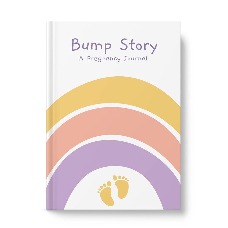 The Journal Lab Bump Story: 40 Weeks Pregnancy Journal to Record your Pregnancy Journey | Pregnancy Planner | Keepsake, Milestones & Trimester Tracker with Stickers | Perfect for Pregnancy Gift by - Image 1