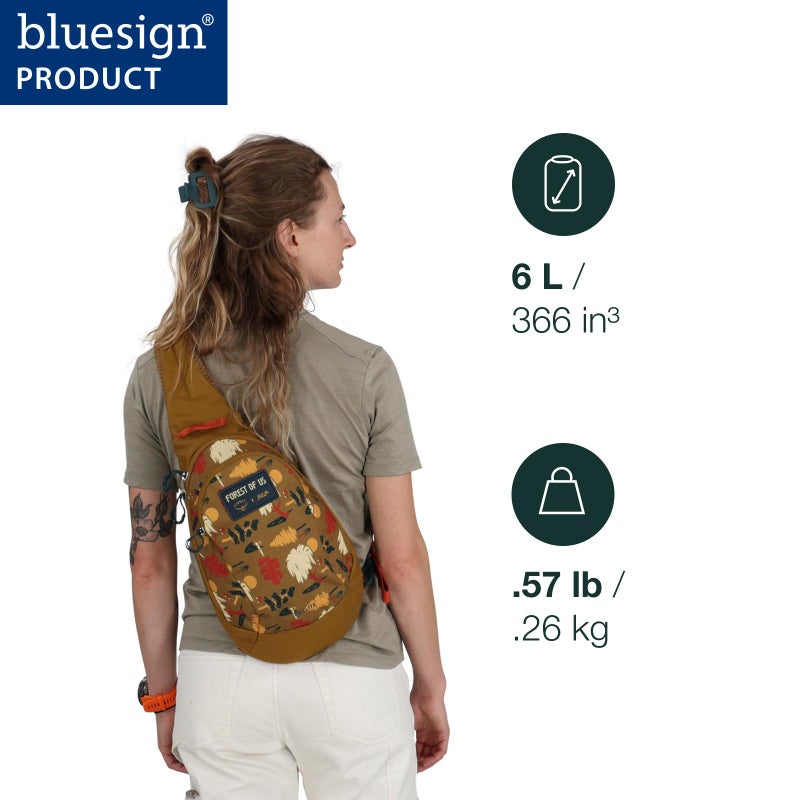 Osprey Daylite Shoulder Sling Bag â€“ Compact Crossbody Sling Backpack for Everyday Carry, Festivals, and Travel â€“ Lightweight, Comfortable Fit for Hands-Free Convenience, Wander Yellow - Image 2