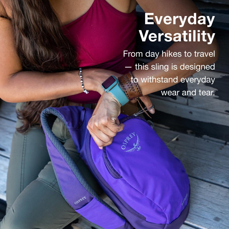 Osprey Daylite Shoulder Sling Bag â€“ Compact Crossbody Sling Backpack for Everyday Carry, Festivals, and Travel â€“ Lightweight, Comfortable Fit for Hands-Free Convenience, Wander Yellow - Image 4