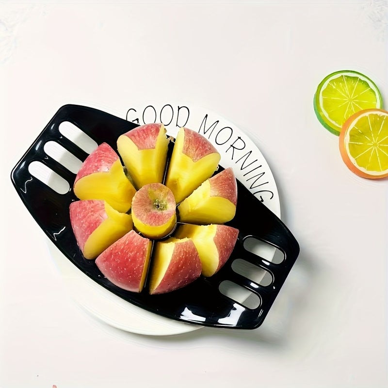 White Plastic Apple Slicer Fruit Divider Corer 8 Slices Kitchen Tool - Image 1