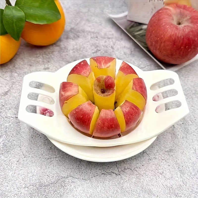 White Plastic Apple Slicer Fruit Divider Corer 8 Slices Kitchen Tool - Image 3