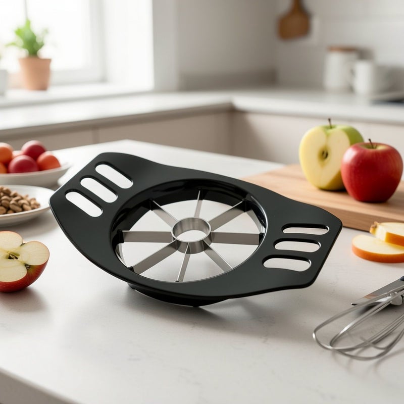 White Plastic Apple Slicer Fruit Divider Corer 8 Slices Kitchen Tool - Image 4